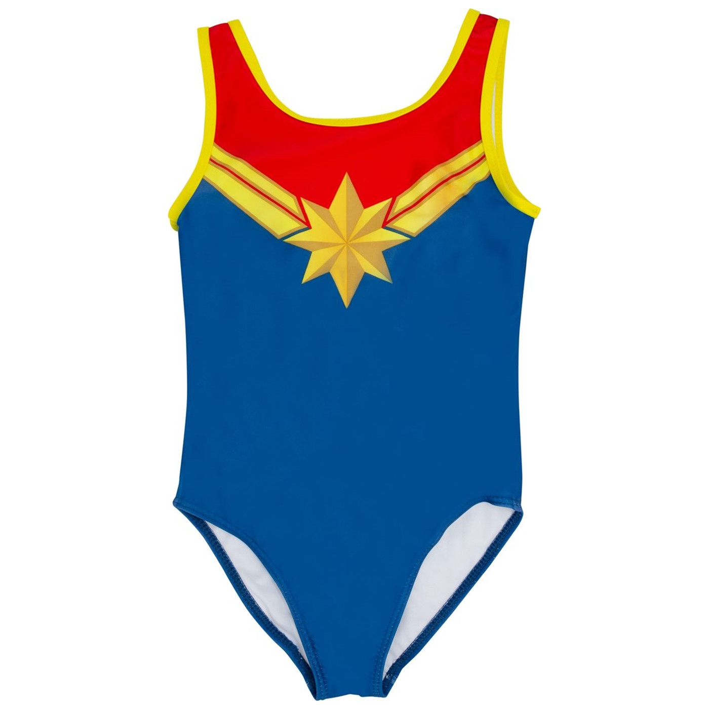 Captain Marvel Costume Juvy One Piece Swimsuit