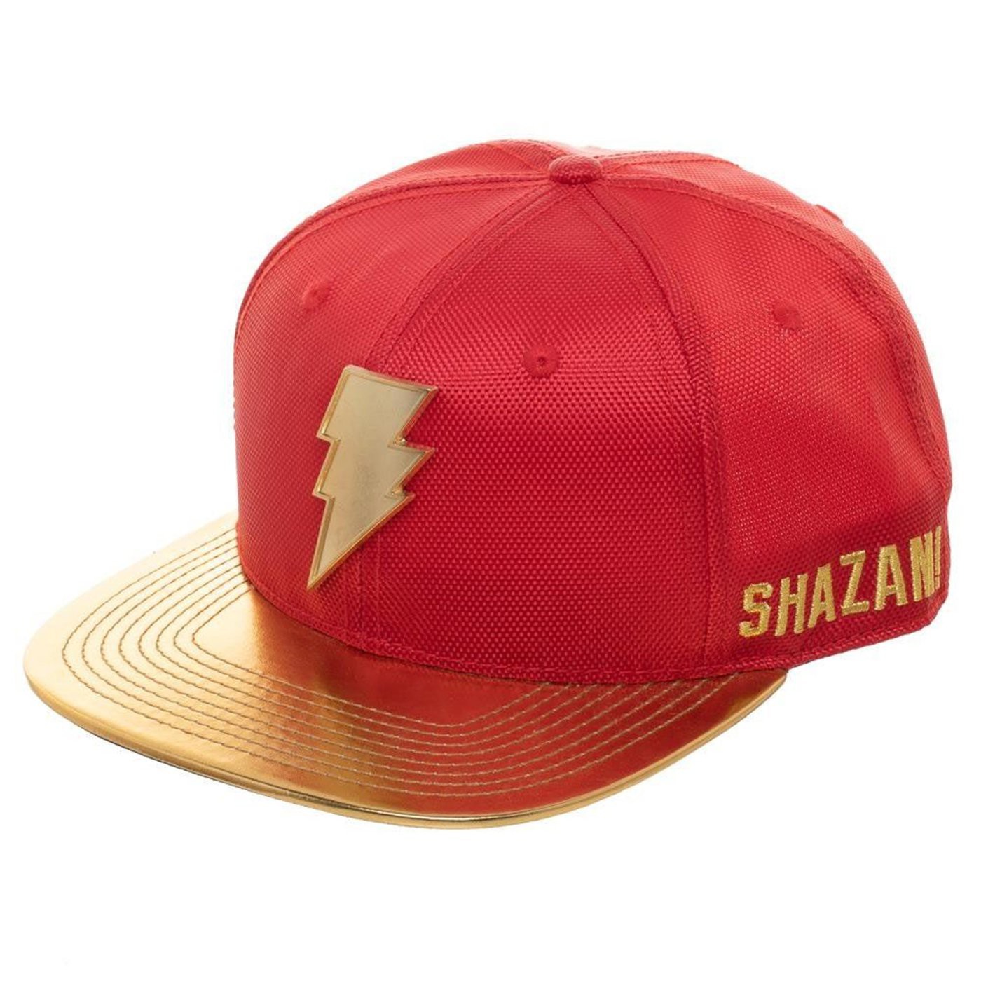 Shazam Movie Logo Yellow Brim Hat