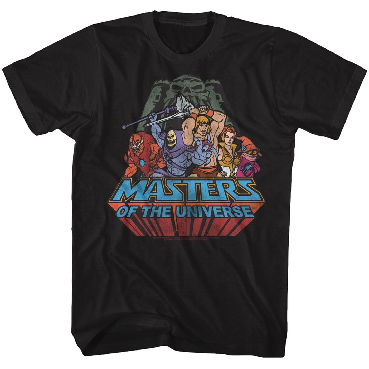 Masters Of The Universe He-Man Heroes And Villains T-Shirt