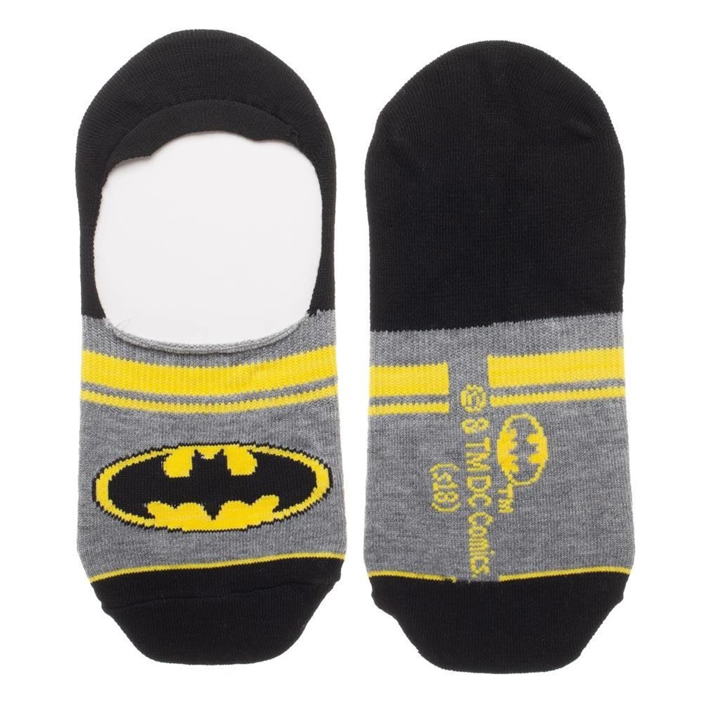 Batman DC Comics 2 Pack No Show Liner Socks