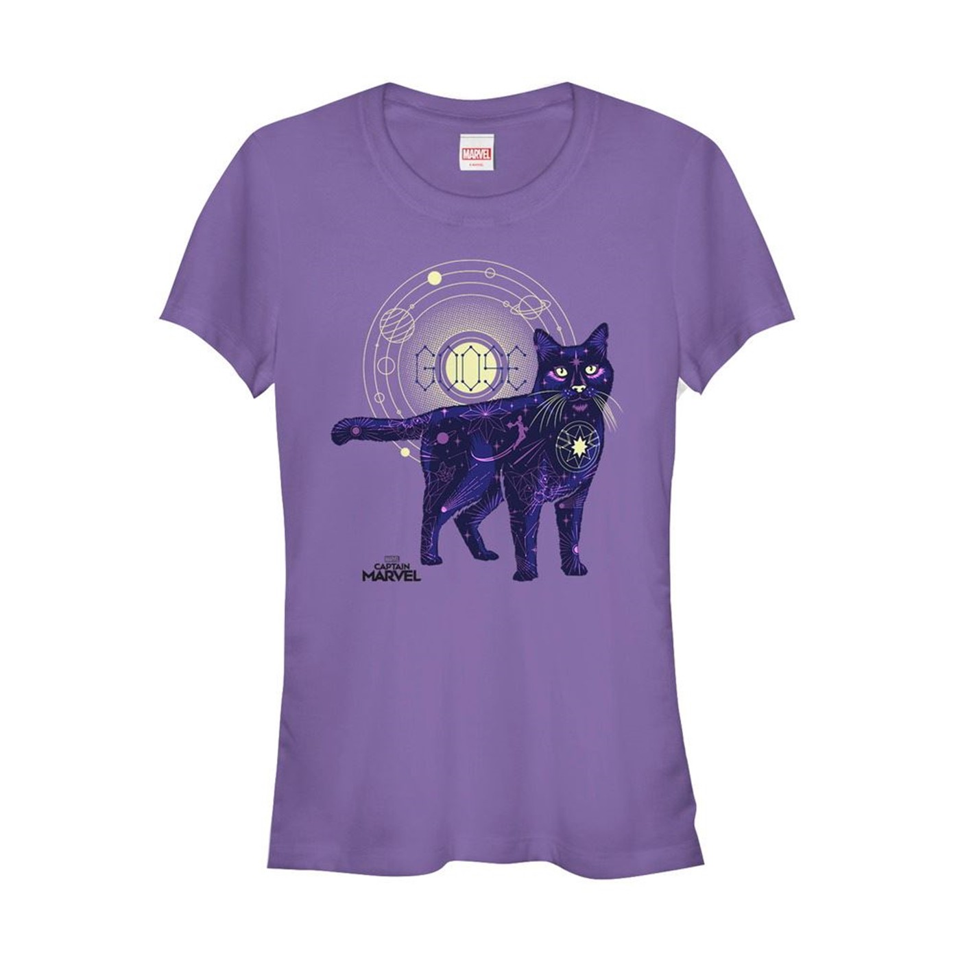 Captain Marvel Celestial Goose Cat Women's T-Shirt