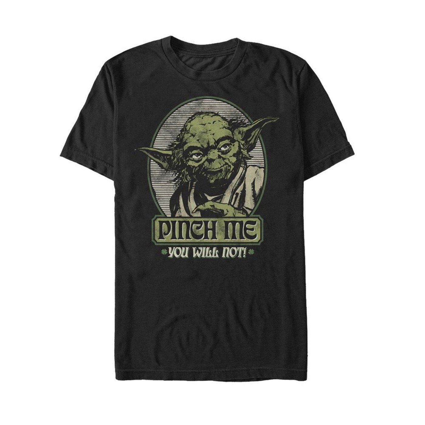 Star Wars Pinch Me Yoda St Patrick's Day T-Shirt