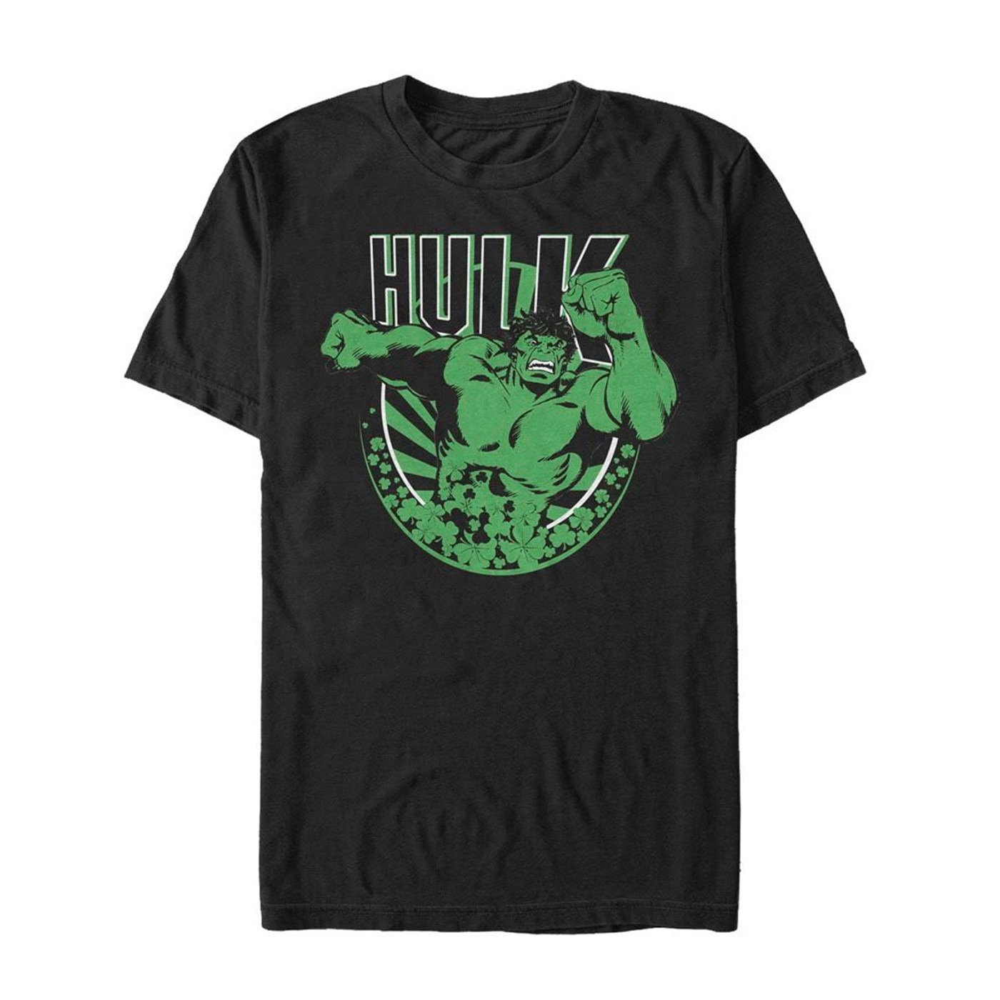 The Hulk Luck Black St Patrick's Day T-Shirt