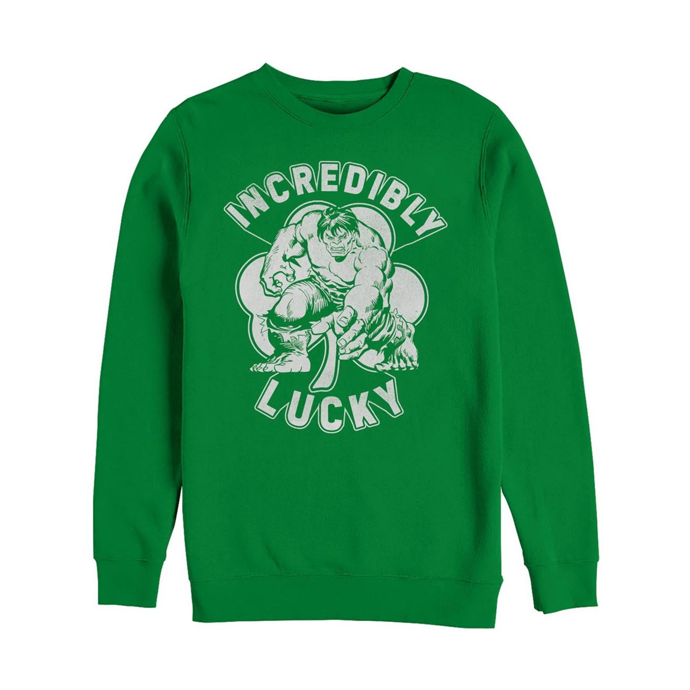 The Hulk Incredibly Lucky St Patrick's Day Crewneck Sweatshirt