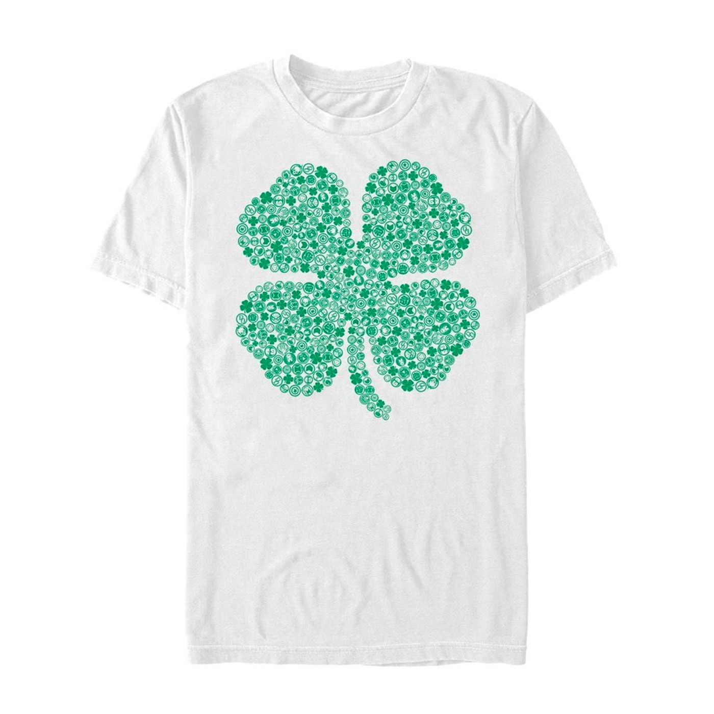 Marvel Shamrock Icons St Patricks Day T-Shirt