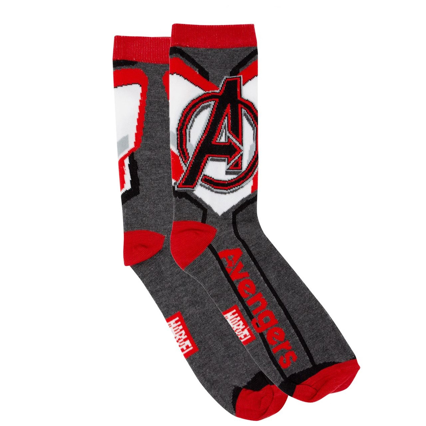Avengers Endgame Quantum Realm Suit Costume Men's Crew Socks