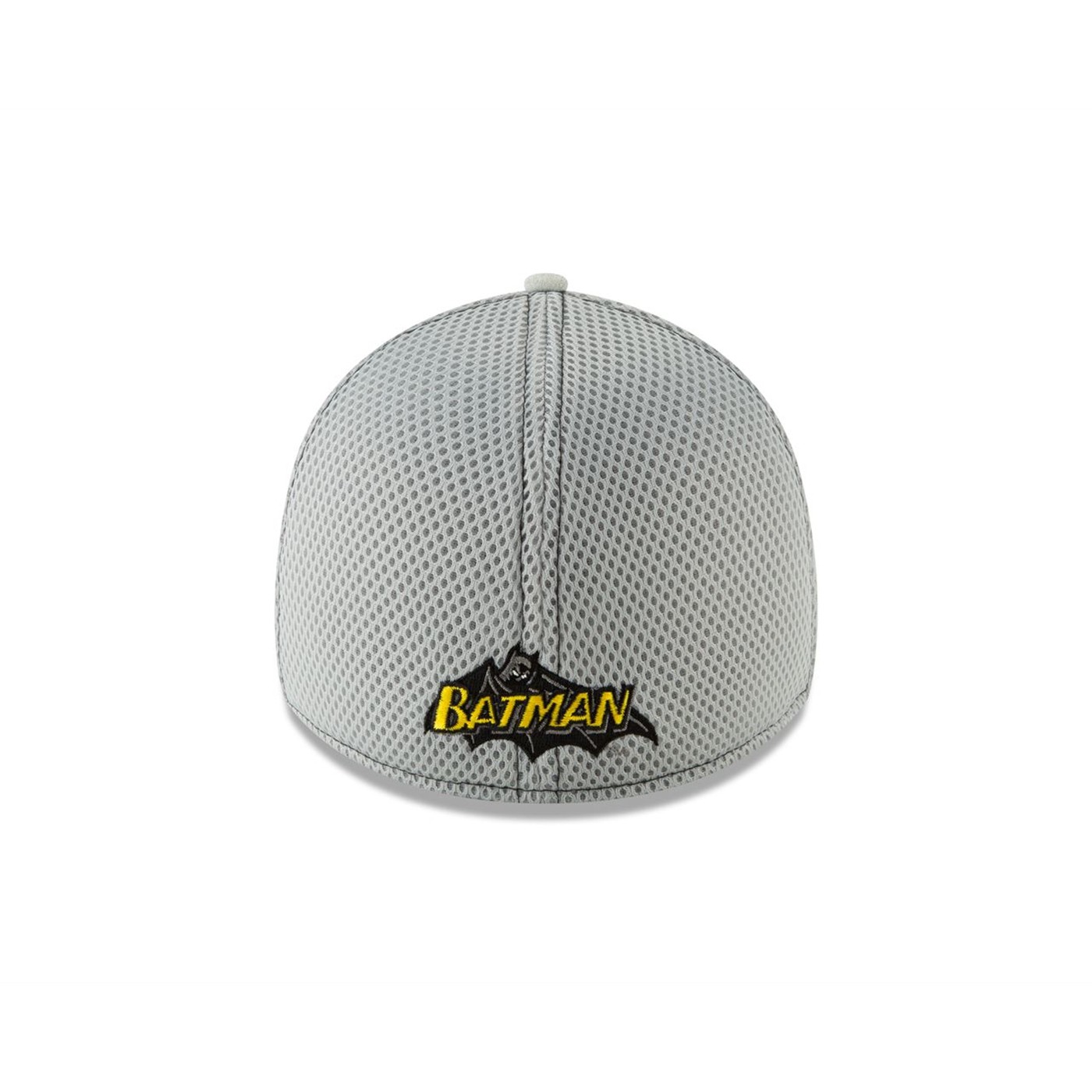 Batman Classic Logo Grey New Era 39Thirty Fitted Hat