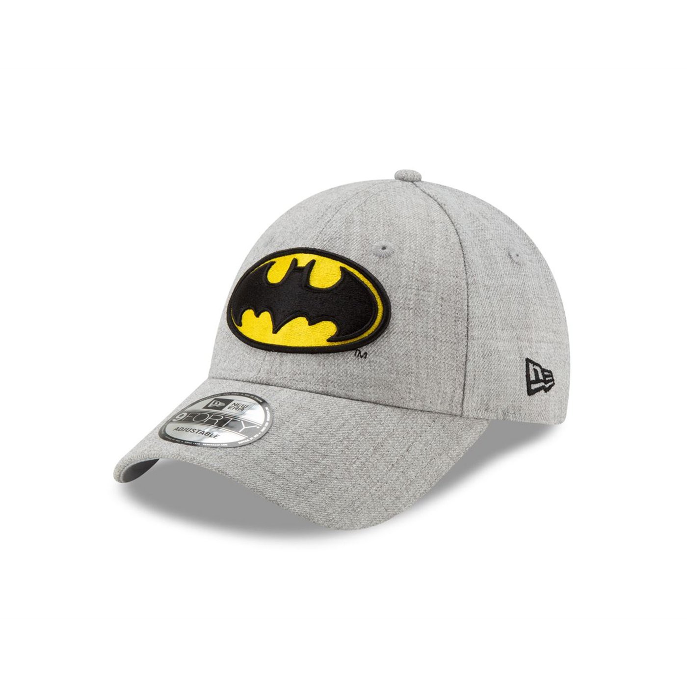 Batman Classic Logo Grey New Era 9Forty Adjustable Hat
