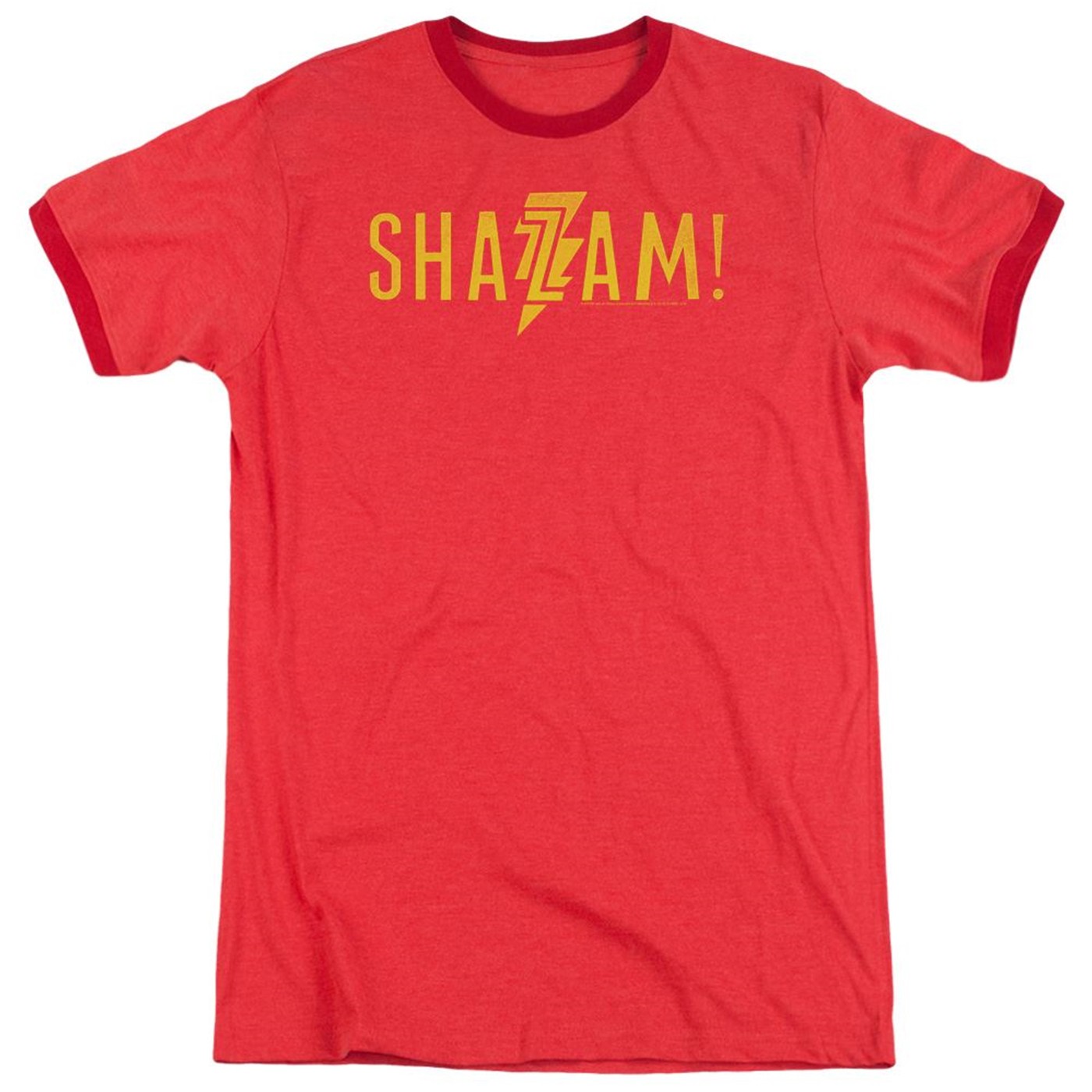 Shazam Movie Logo Ringer Men's T-Shirt