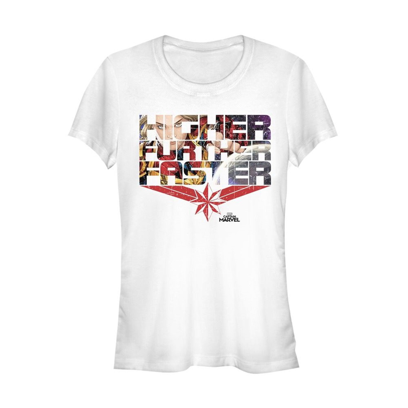 Captain Marvel Higher Further Faster Women's T-Shirt