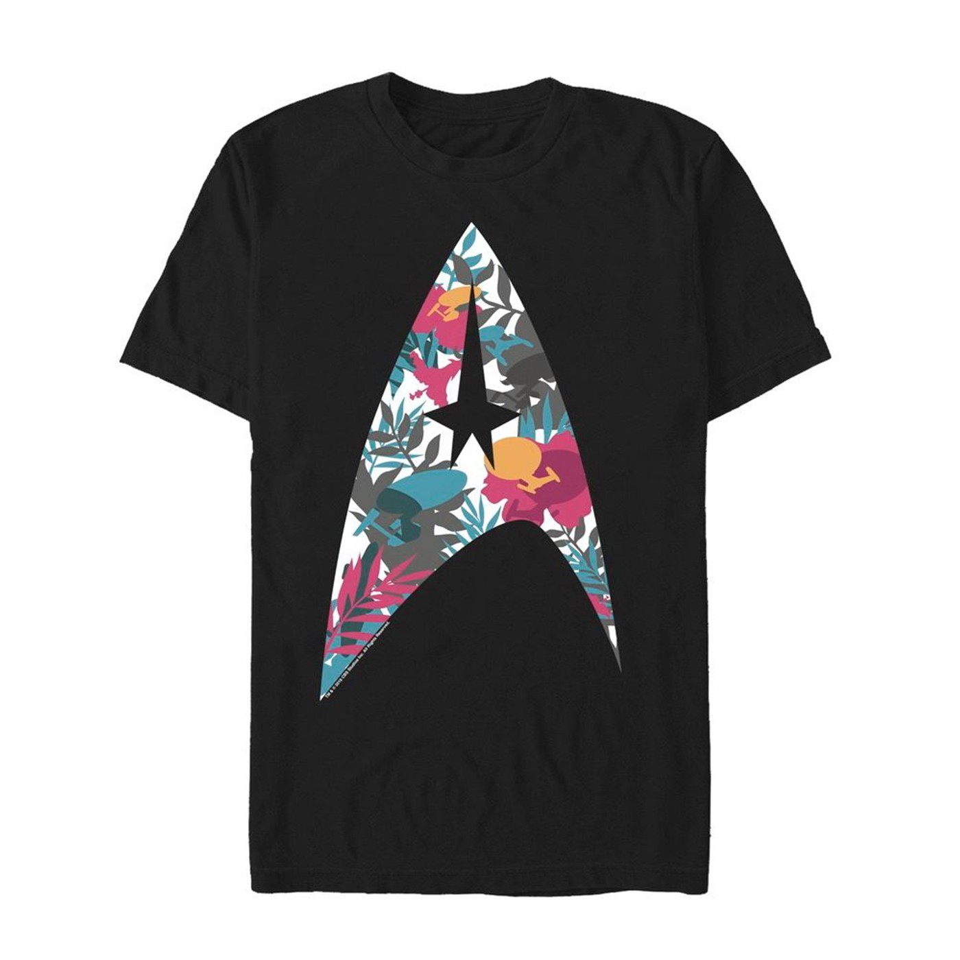 Star Trek Tropical Starfleet Insignia Men's T-Shirt