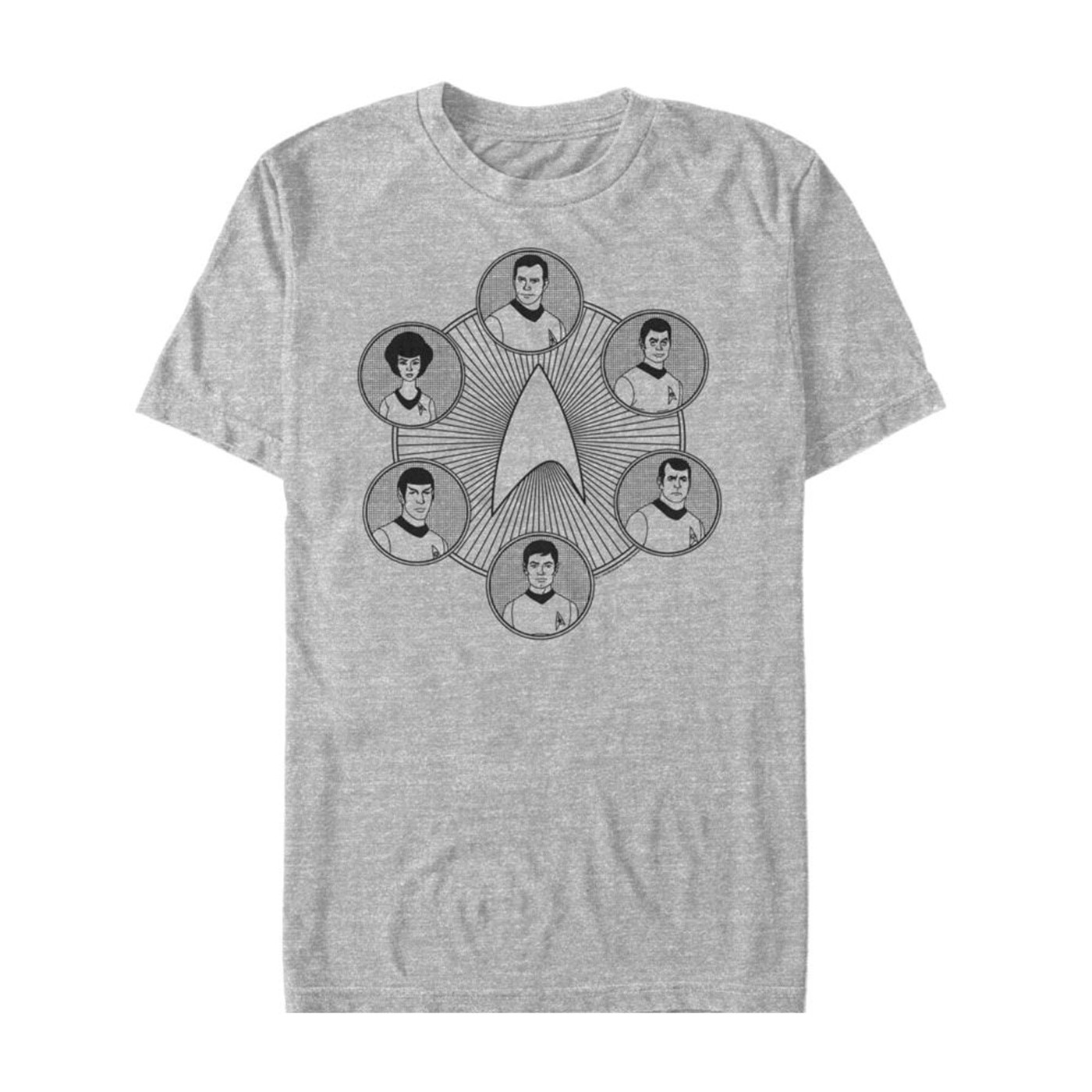 Star Trek Animated Series Crew Circle Men's T-Shirt