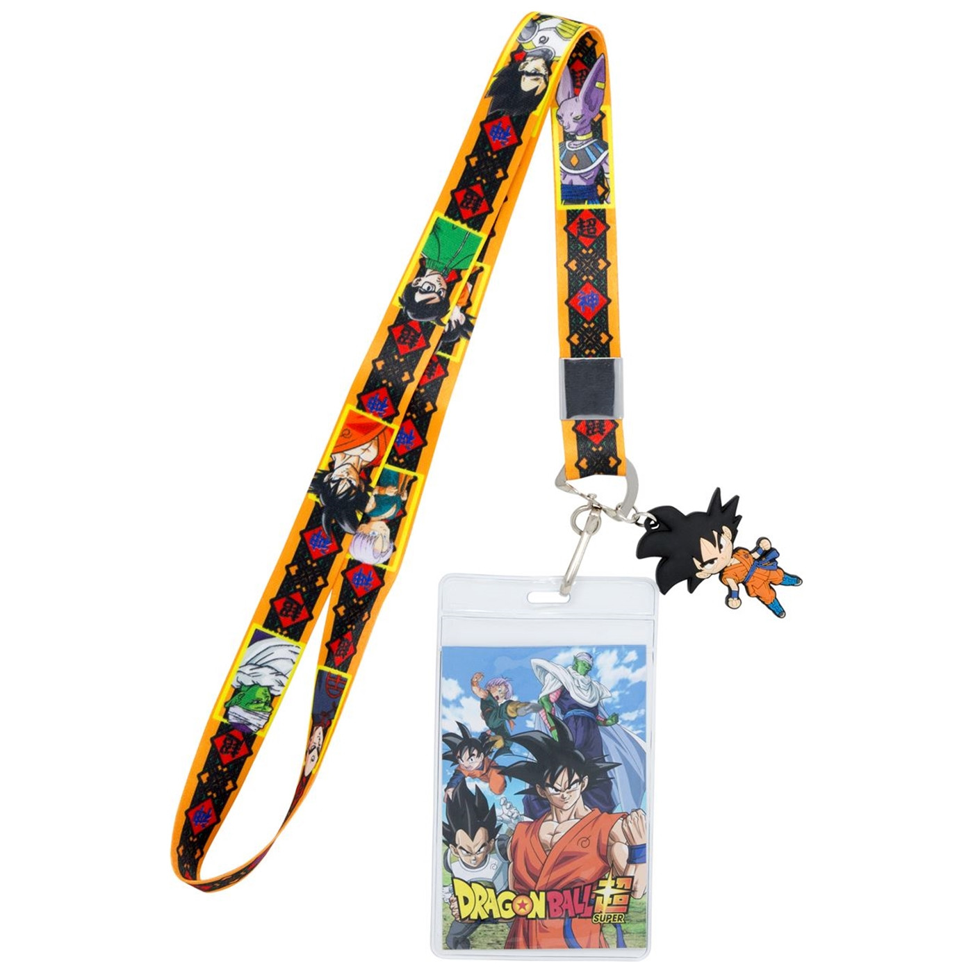 Dragon Ball Super SSGSS Super Saiyan Blue Goku Lanyard with ID