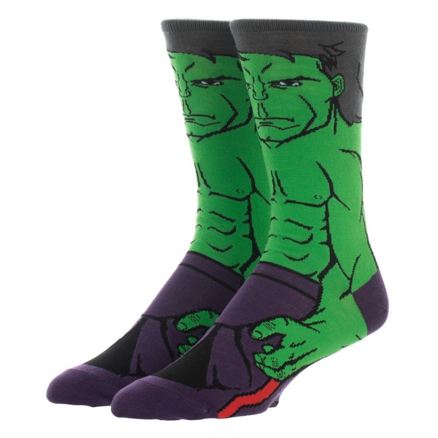 Incredible Hulk 360 Character Crew Sock