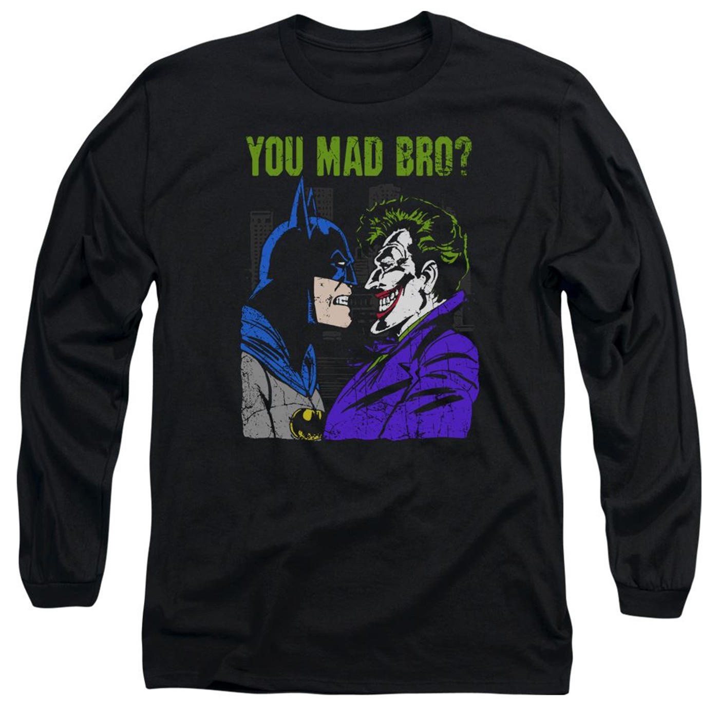Mad Bro Batman Men's Long Sleeve Shirt