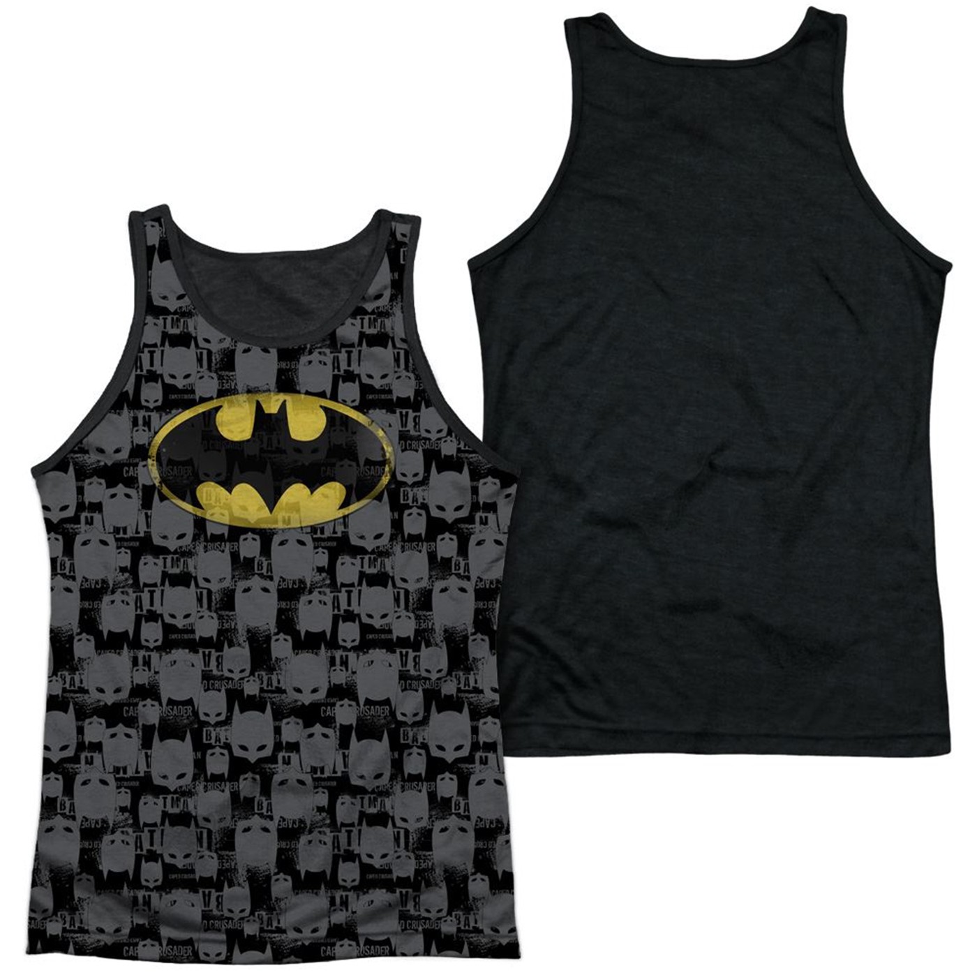 Caped Crusader Repeat Batman Sublimated Tank Top