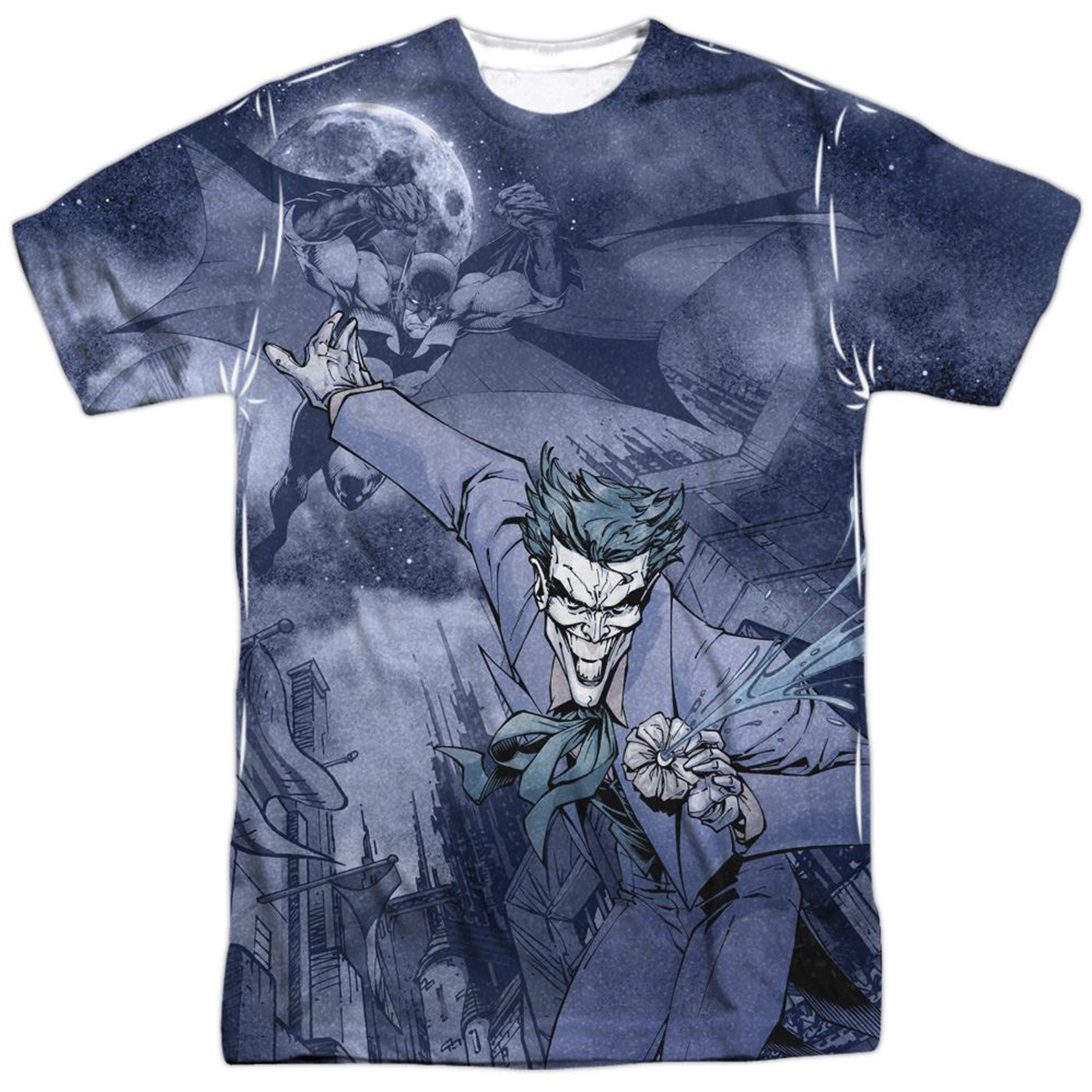 Catch the Joker Batman Front Sublimated Men's T-Shirt