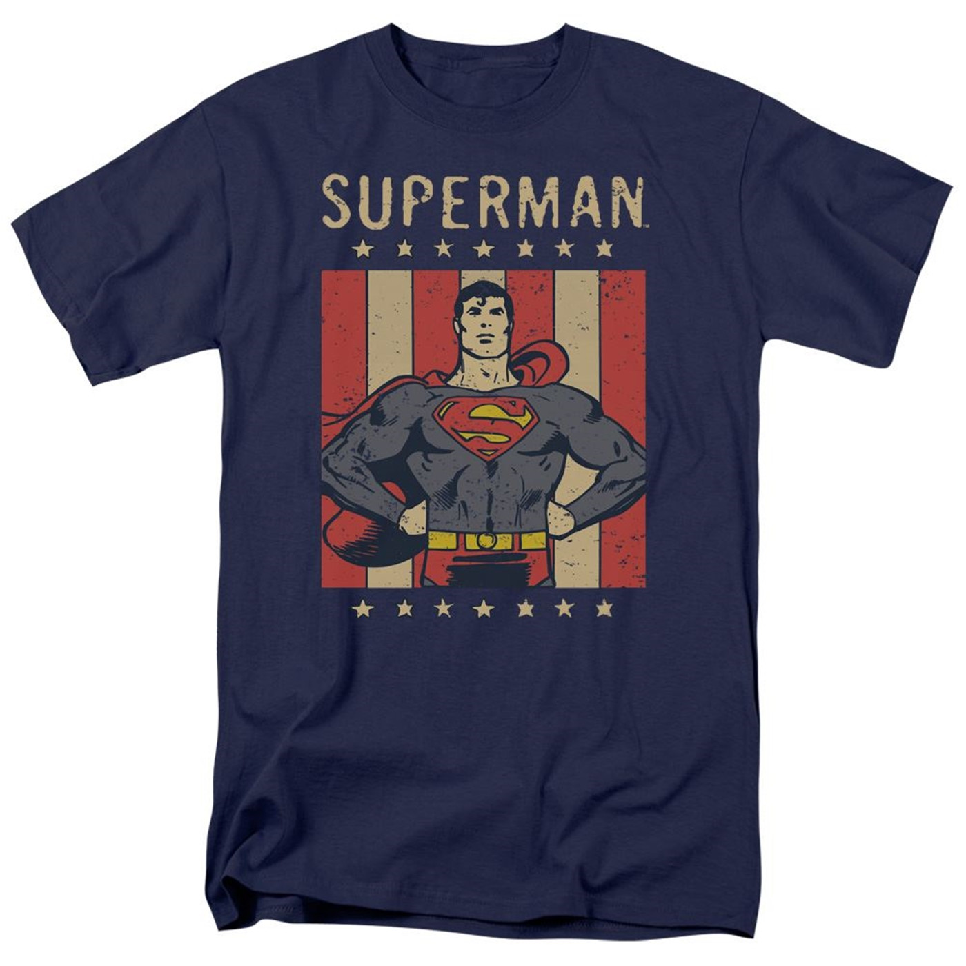 Superman Retro Liberty Men's T-Shirt
