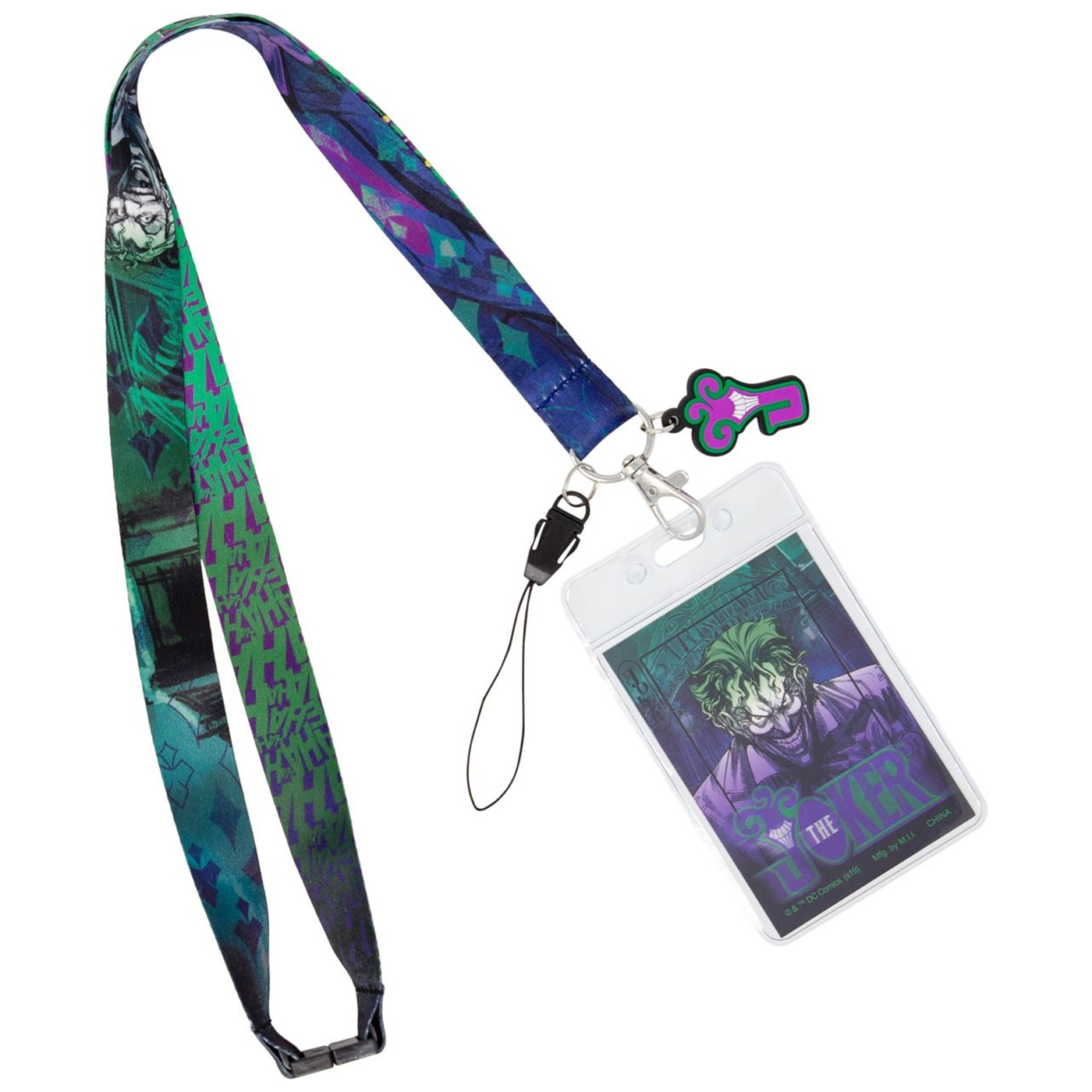 The Joker Lanyard with Dangle