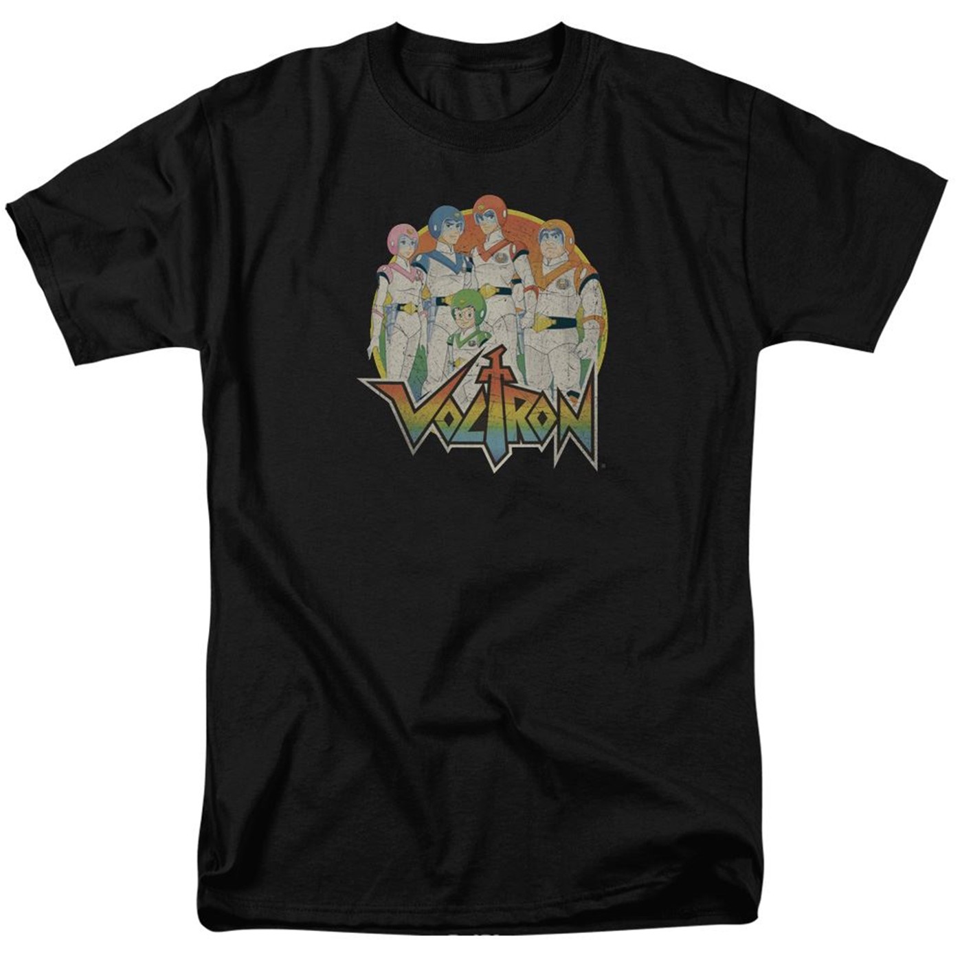 Voltron Group Shot Black Men's T-Shirt