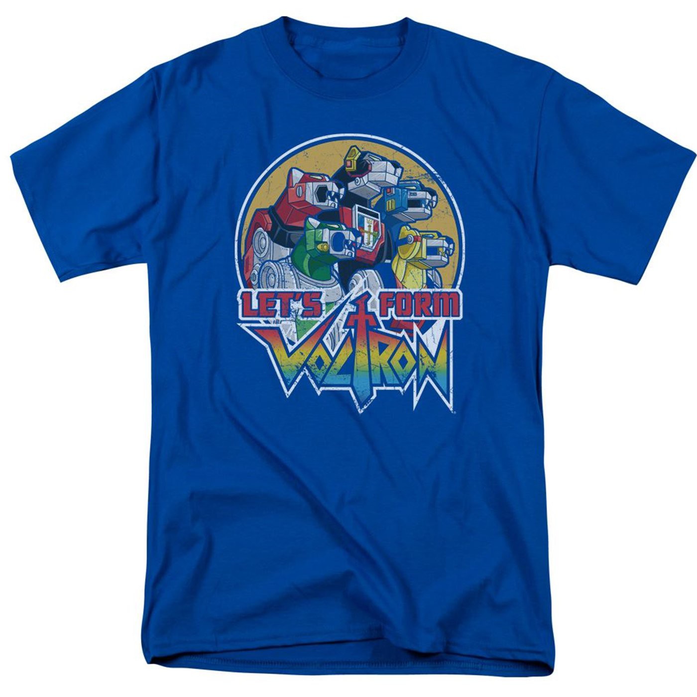 Voltron Let's Form Blue Men's T-Shirt