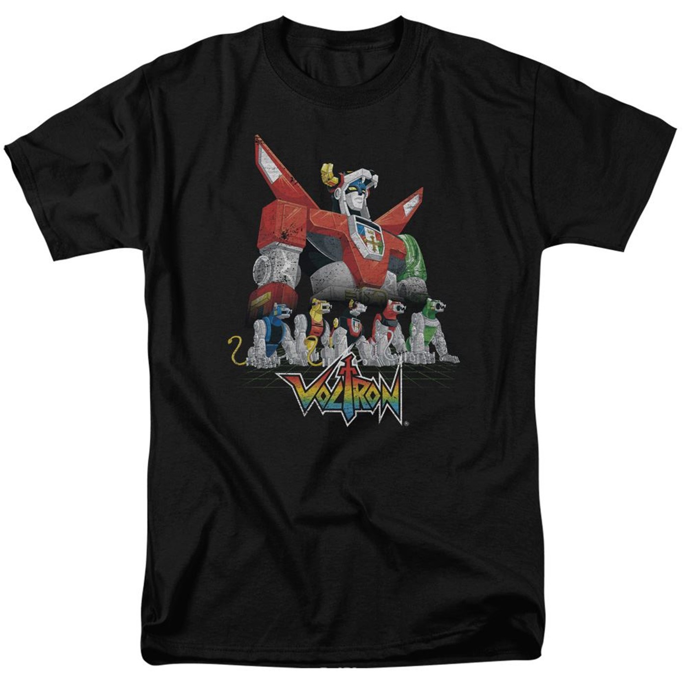 Voltron Lion Black Men's T-Shirt