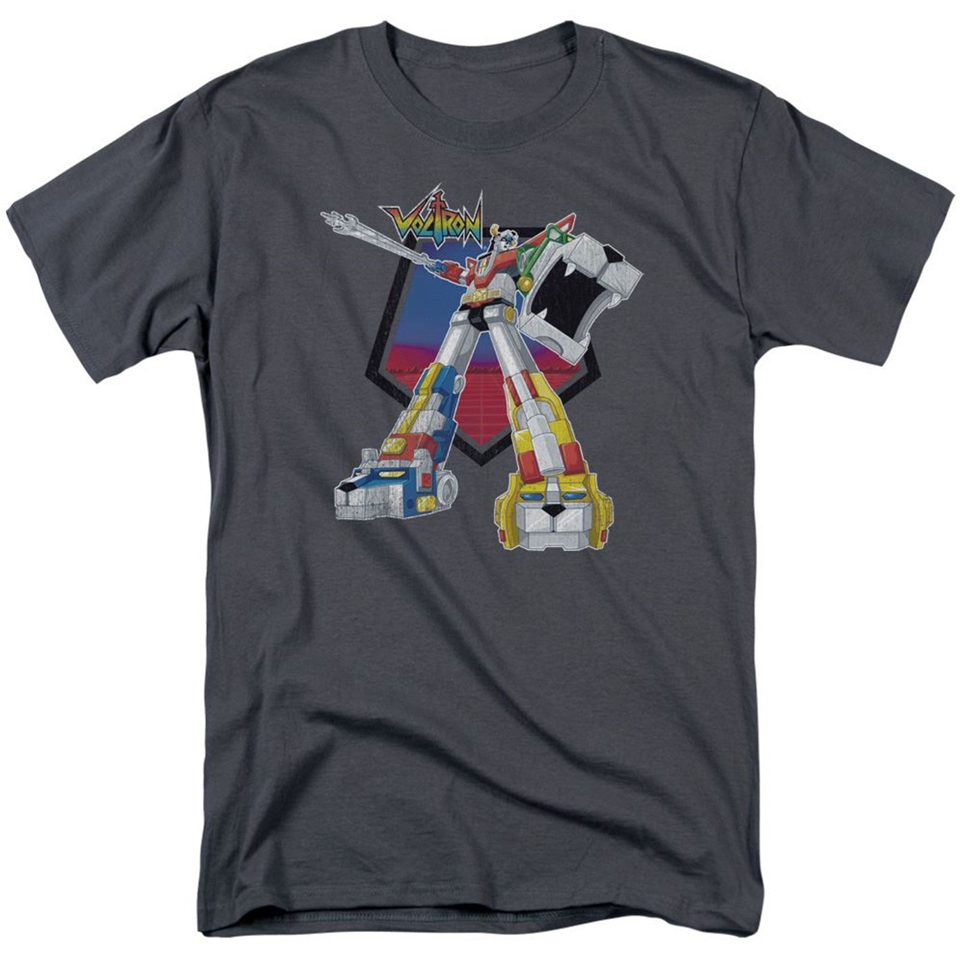 Voltron Blazing Sword Grey Men's T-Shirt