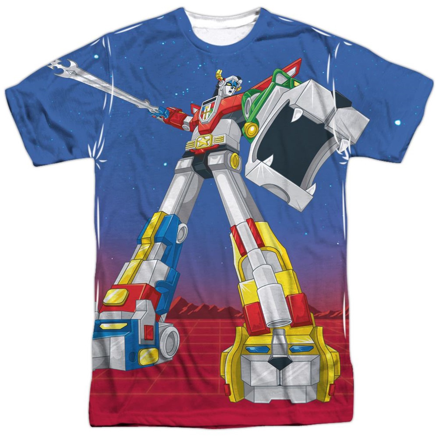 Voltron Form Voltron Sublimated Front and Back T-Shirt