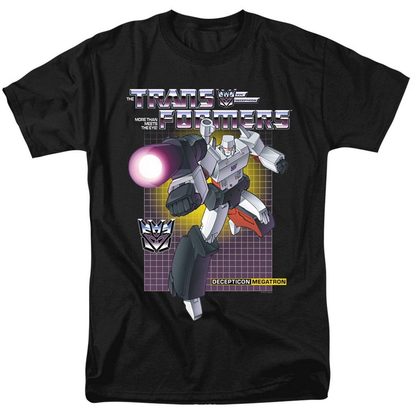 Transformers Megatron Black Men's T-Shirt