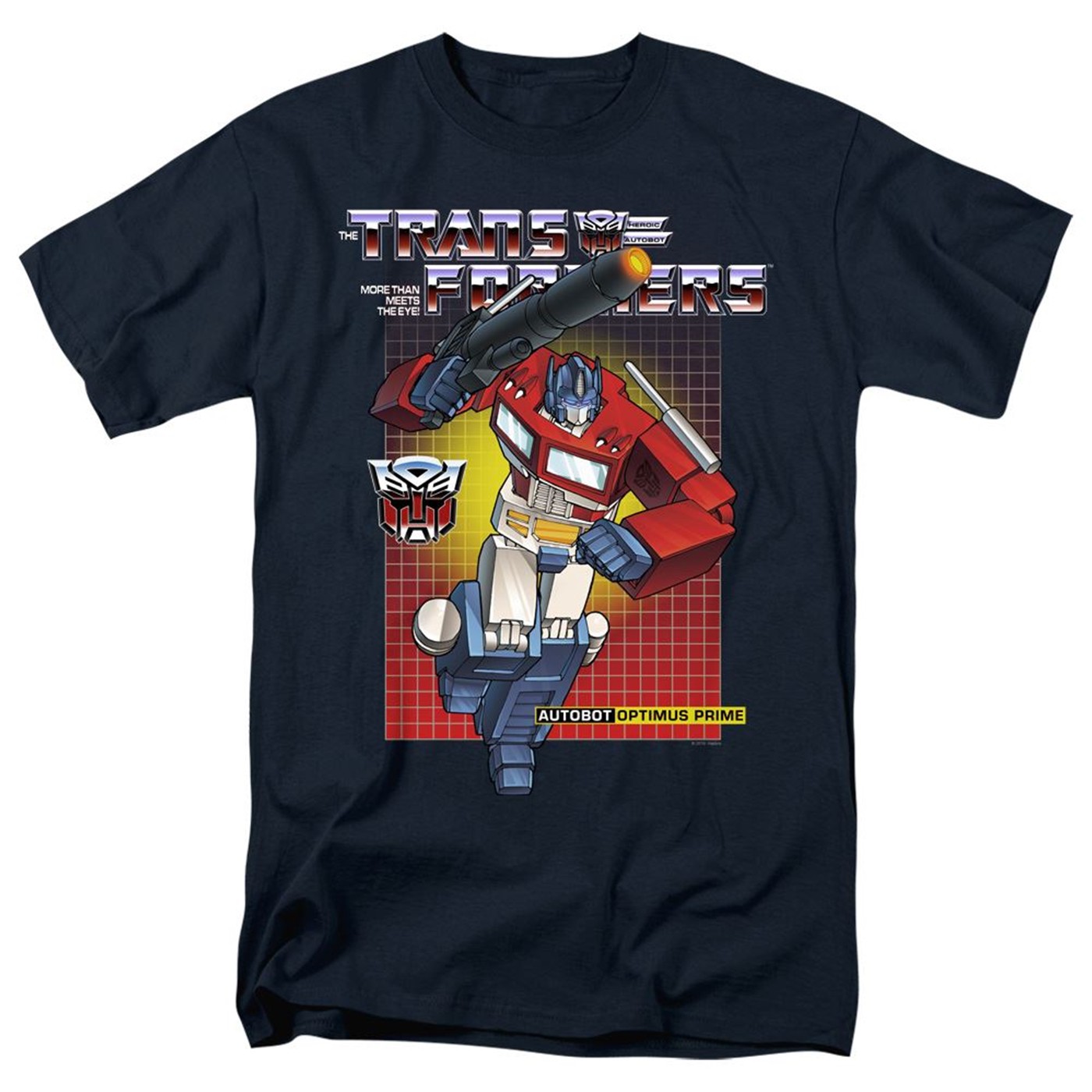 Transformers Optimus Prime Navy Blue Men's T-Shirt