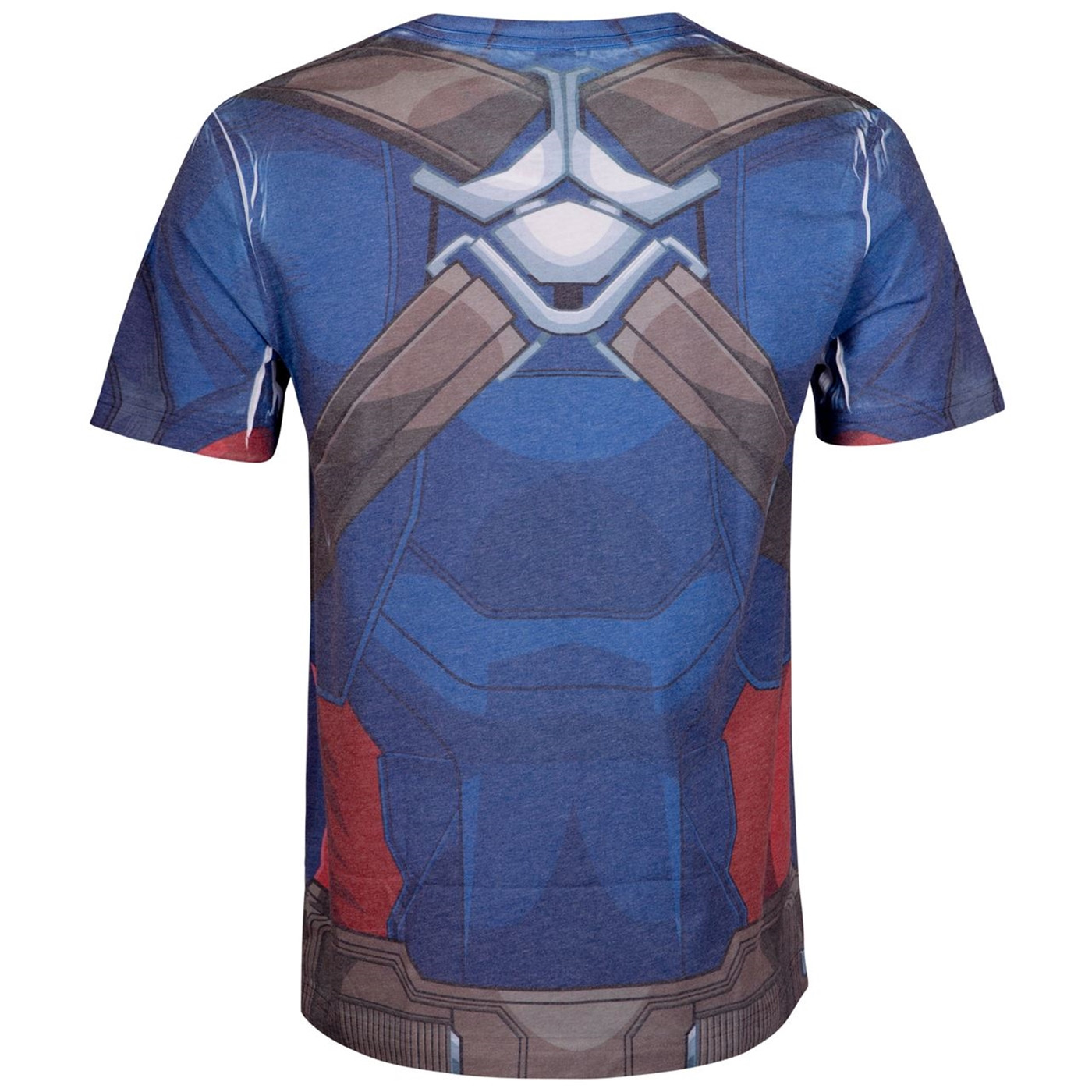 Captain America Costume Sublimated Men's T-Shirt