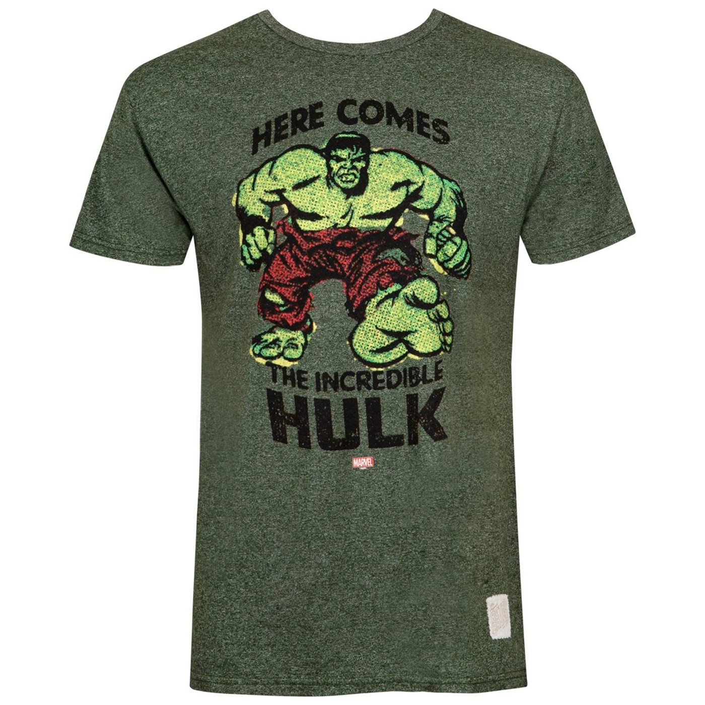 Incredible Hulk Hi & Bye Front and Back Print Retro Brand Vintage T-Shirt