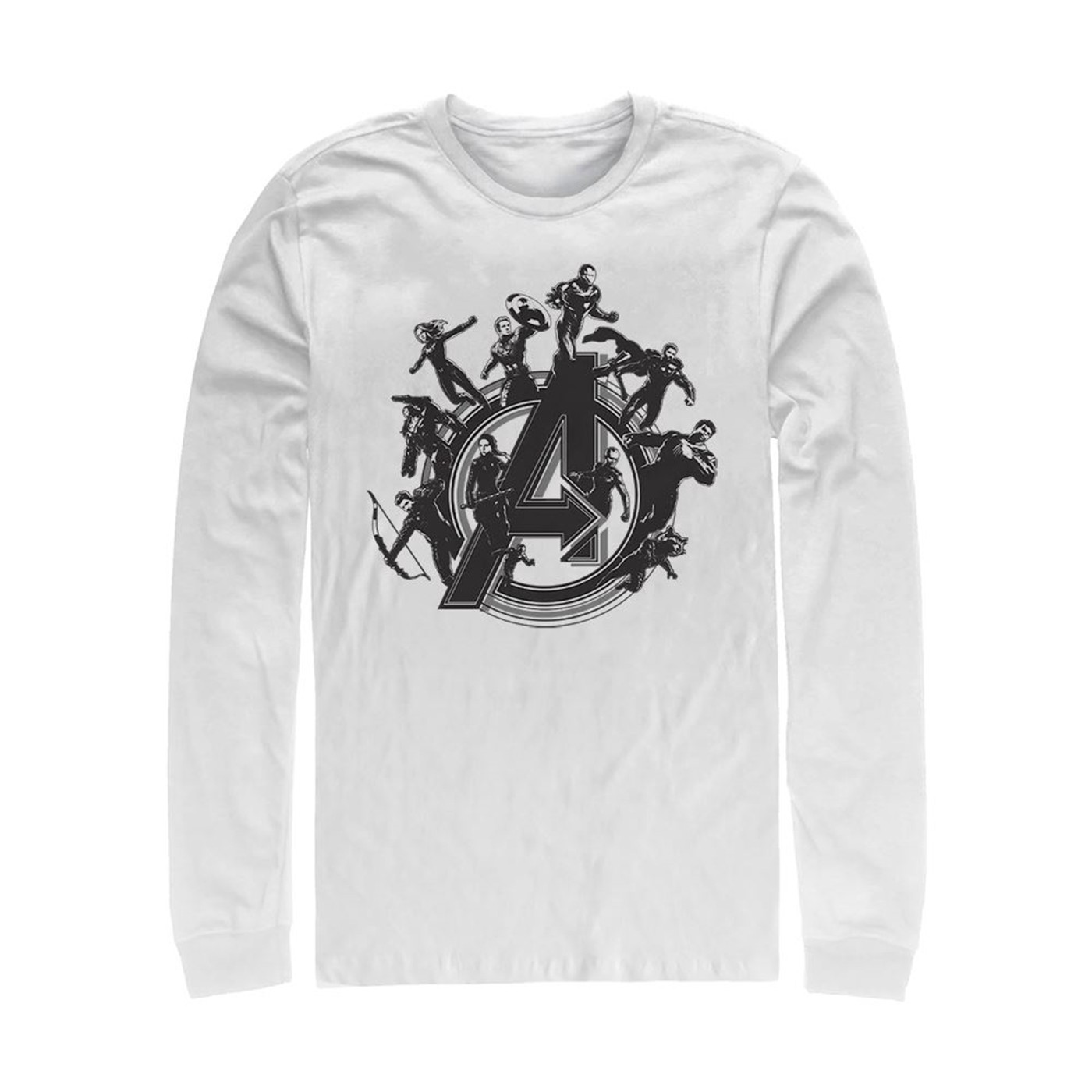 Avengers Endgame Flying Heroes Long Sleeve