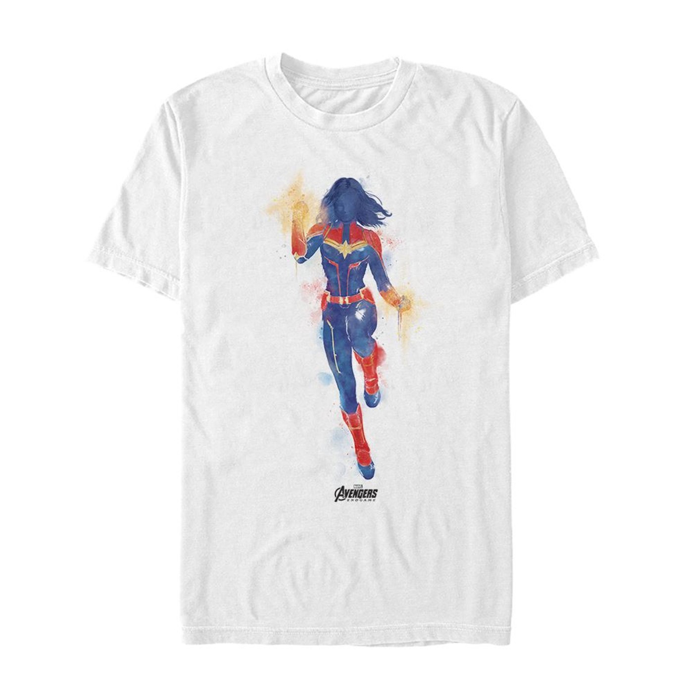 Avenger Endgame Captain Marvel Painted Men's T-Shirt