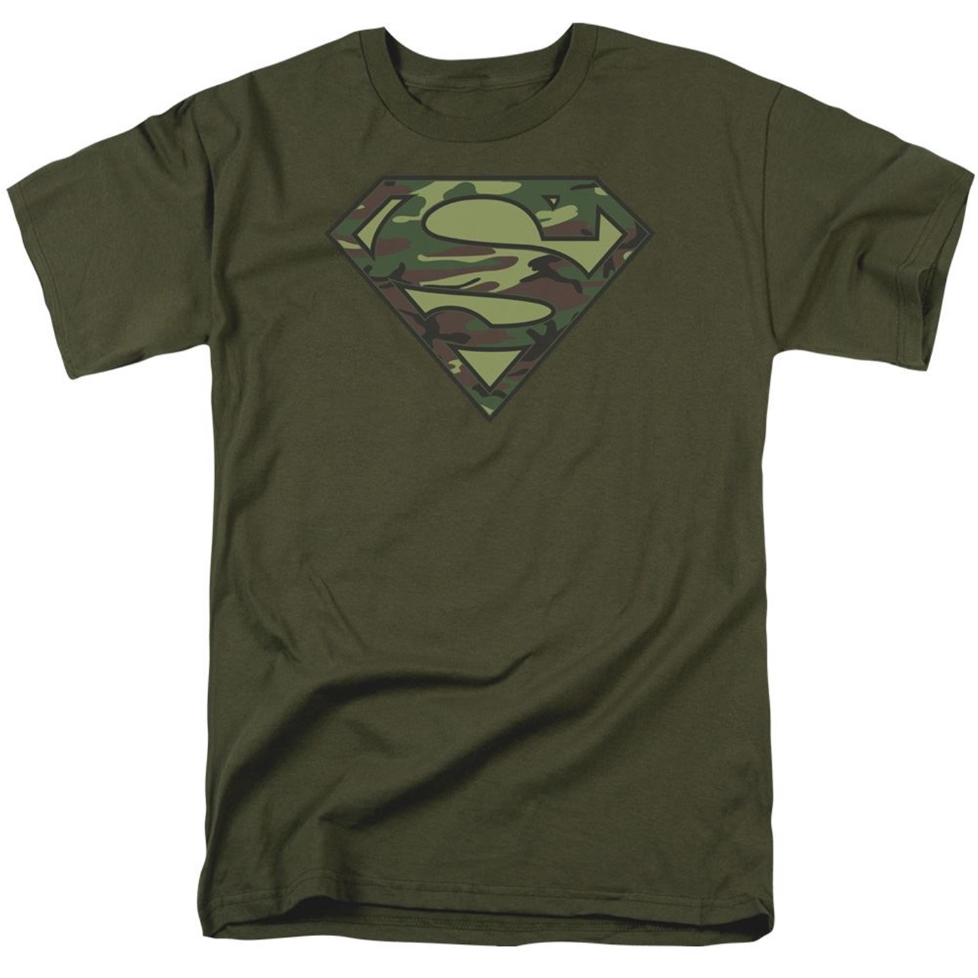 superman t shirt green