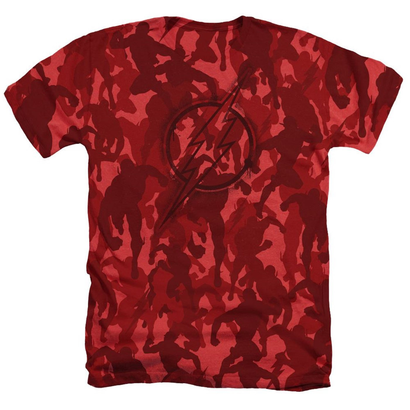 Flash Symbol All Over Red Camo Men's T-Shirt