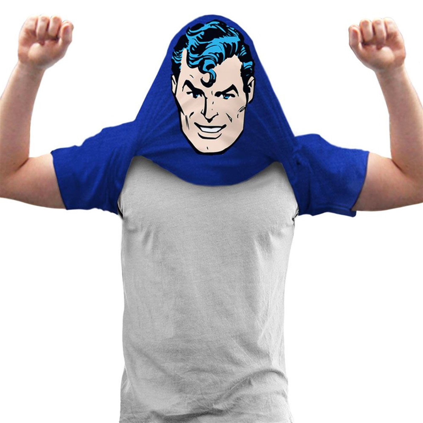 Superman Reversible Mask Men's T-Shirt