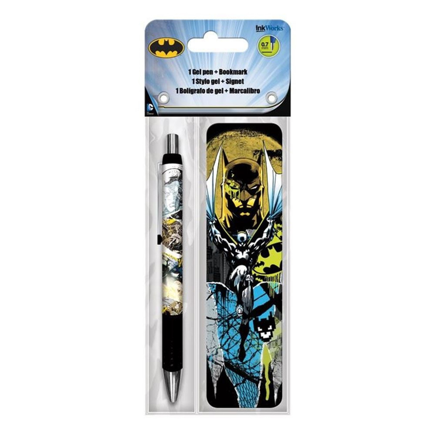 Batman Gel Pen & Bookmark Pack