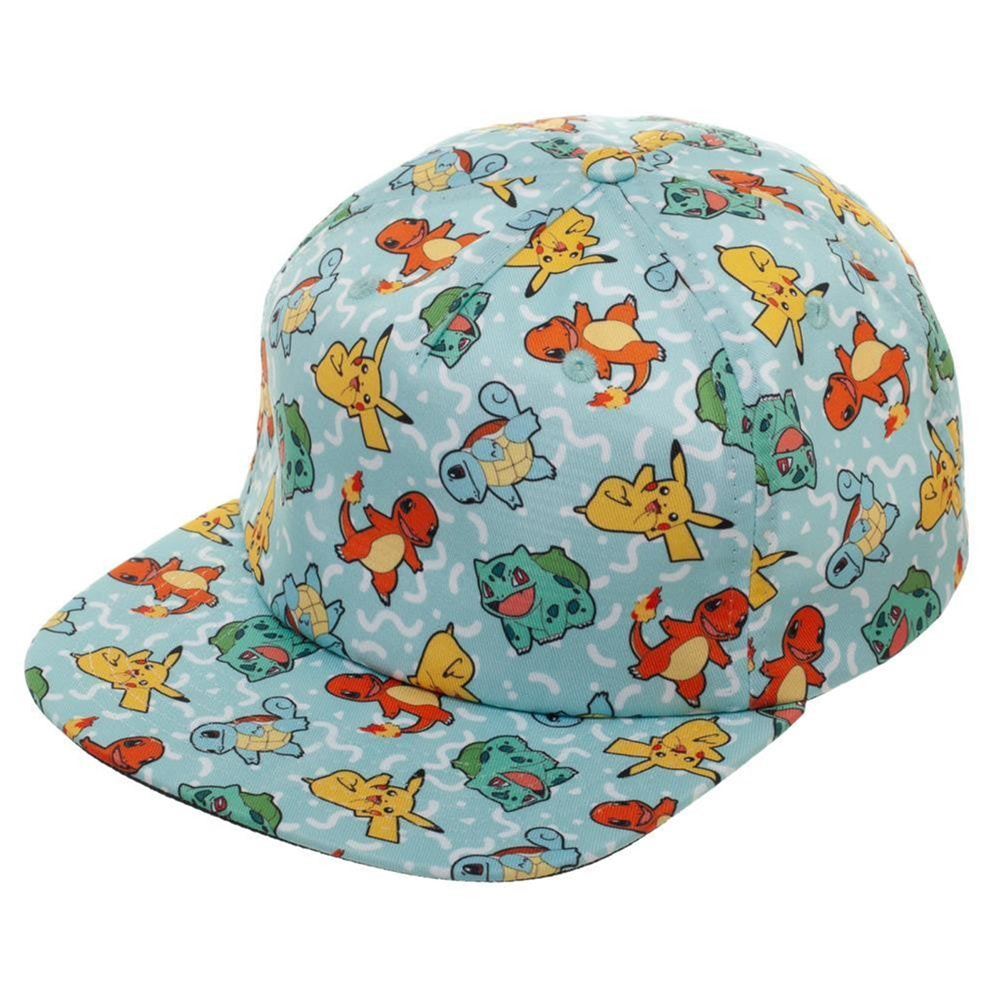 Pokemon All Over Character Snapback Hat