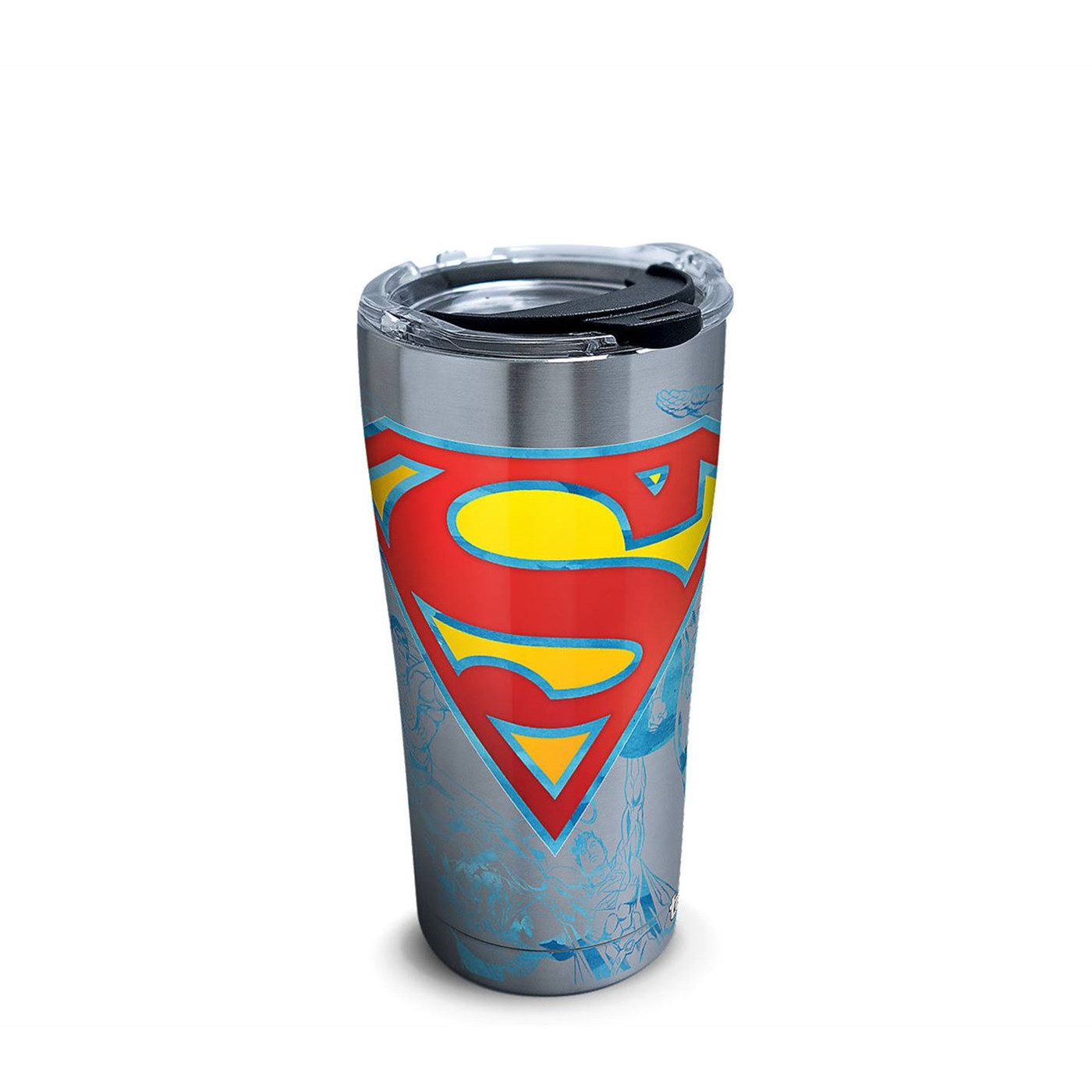 Superman Stainless Steel 20 oz Tervis Tumbler With Lid