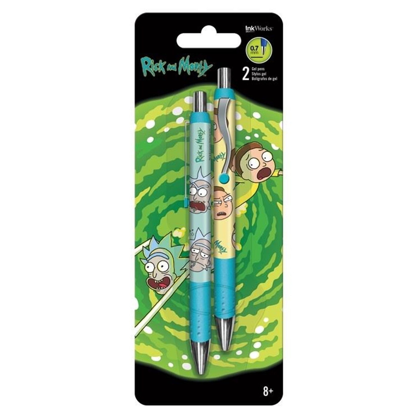 Rick and Morty Gel Pens - 2pk