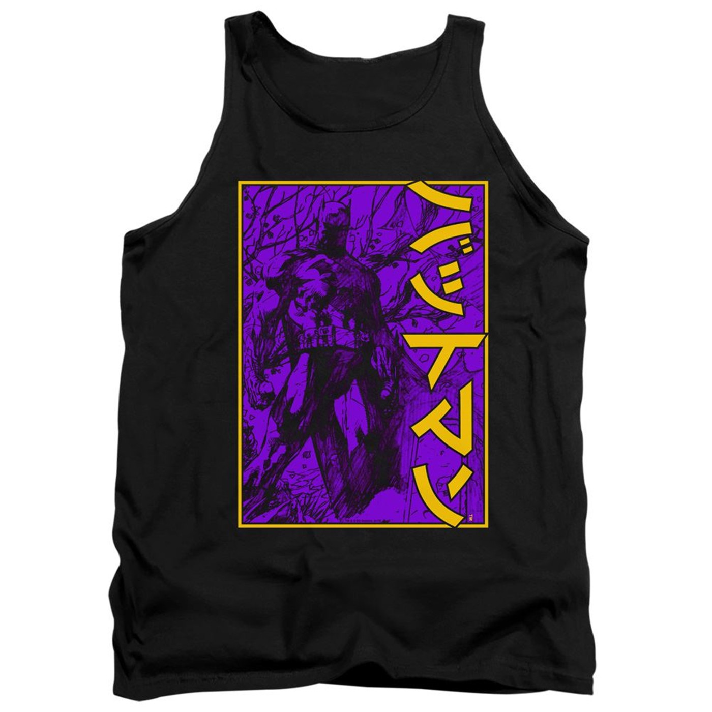 Batman 80th Big Framed Kanji Tank Top