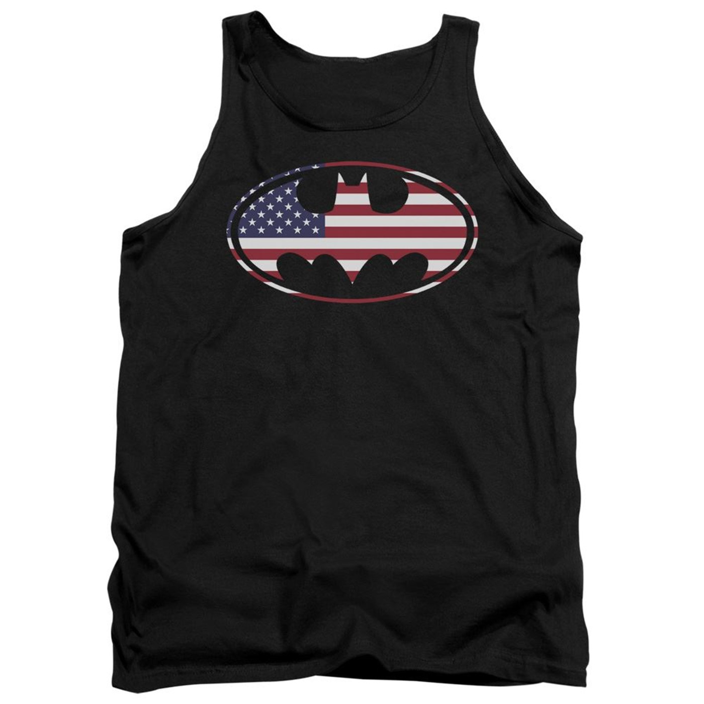 Batman American Flag Classic Logo Tank Top