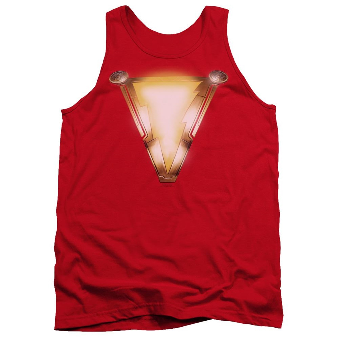 Shazam Movie Bolt Symbol Tank Top