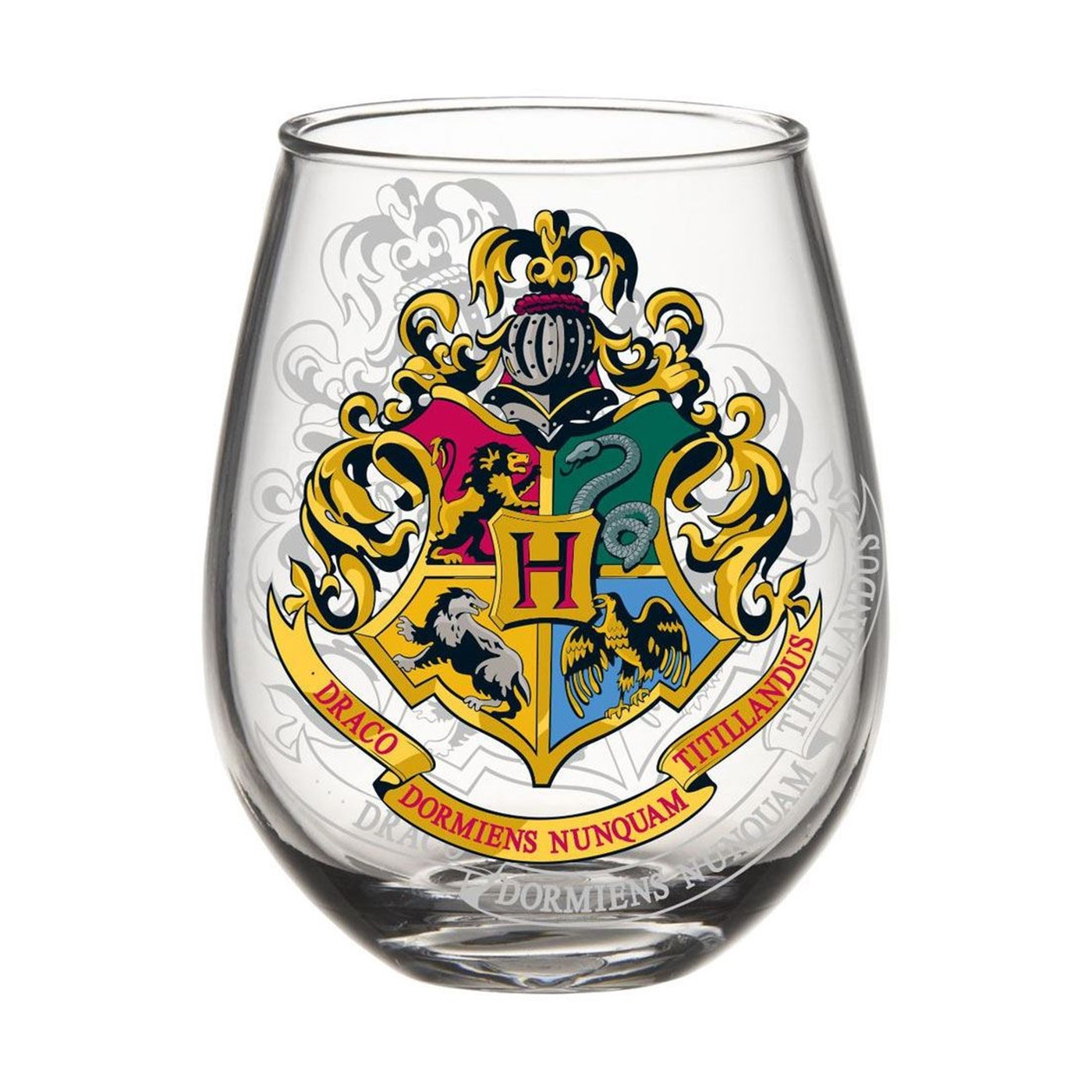 Harry Potter Hogwarts Crest 20oz Stemless Glass