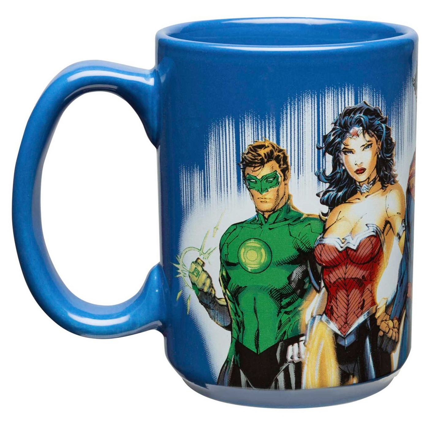 Batman, Superman, Flash, Wonder Woman & Green Lantern DC Comics Large 15 oz Coffee Mug