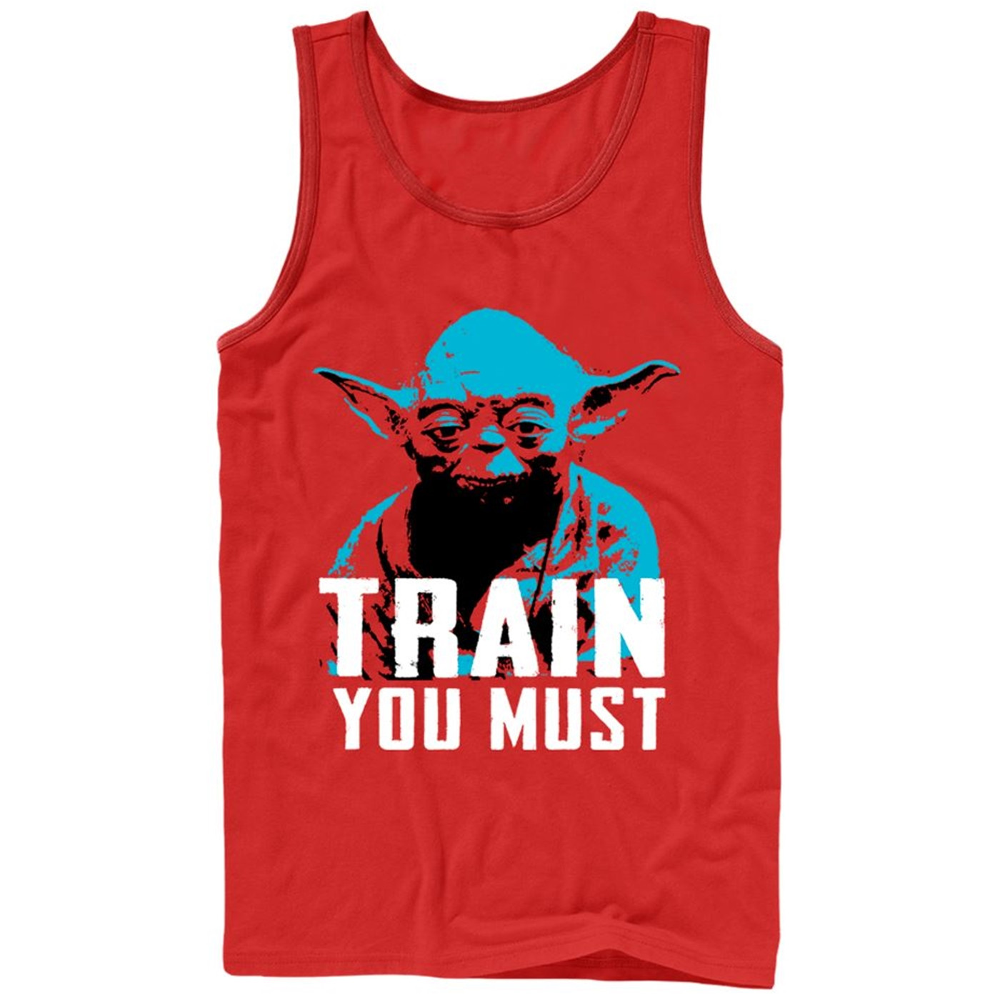 Yoda Train You Must Red Men's Tank Top