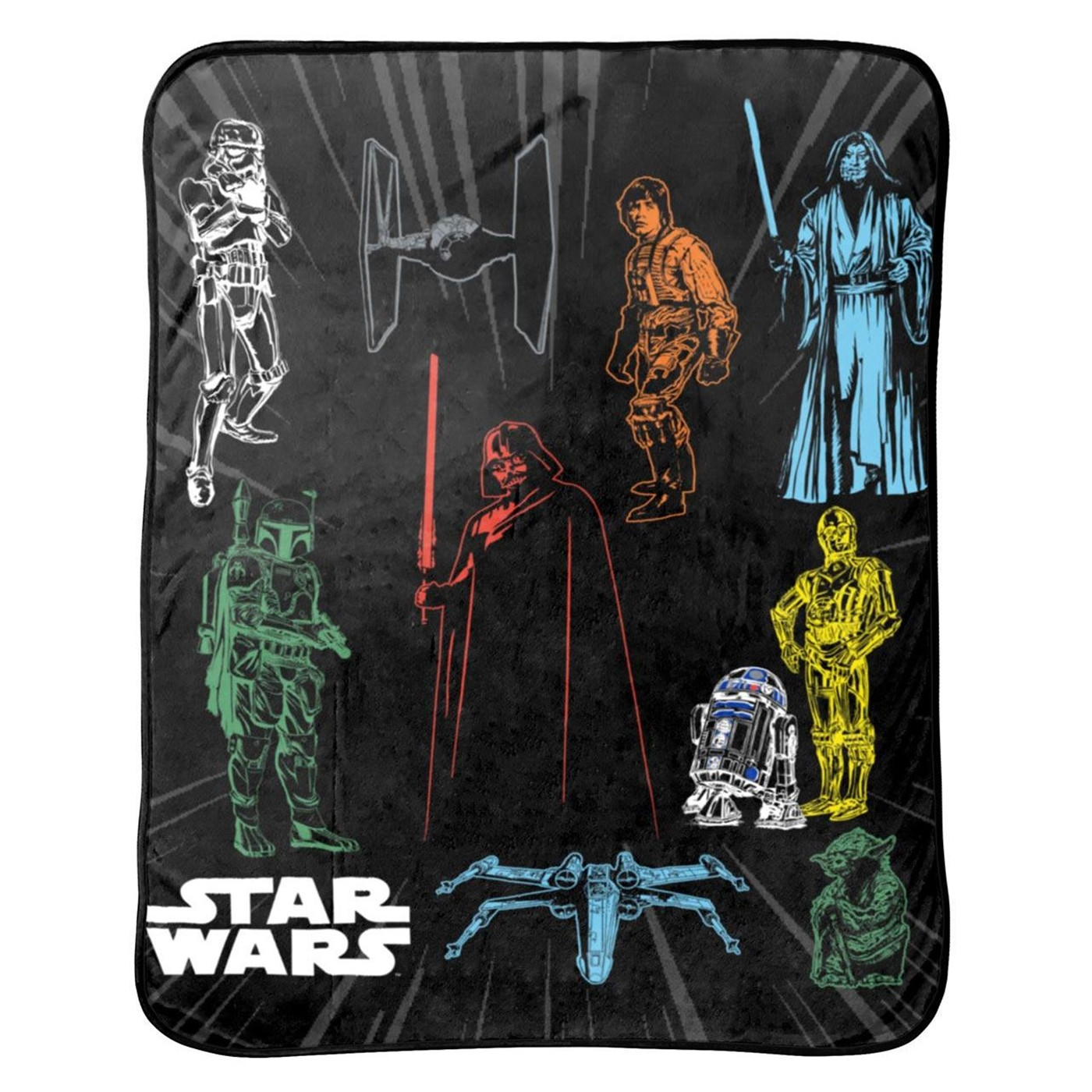 Star Wars Classic Characters Throw