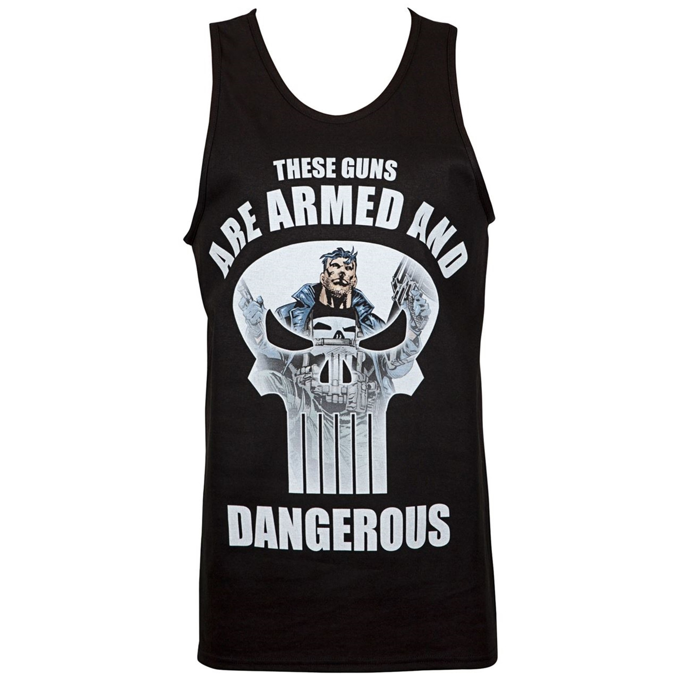 Punisher Guns are Armed and Dangerous Tank Top