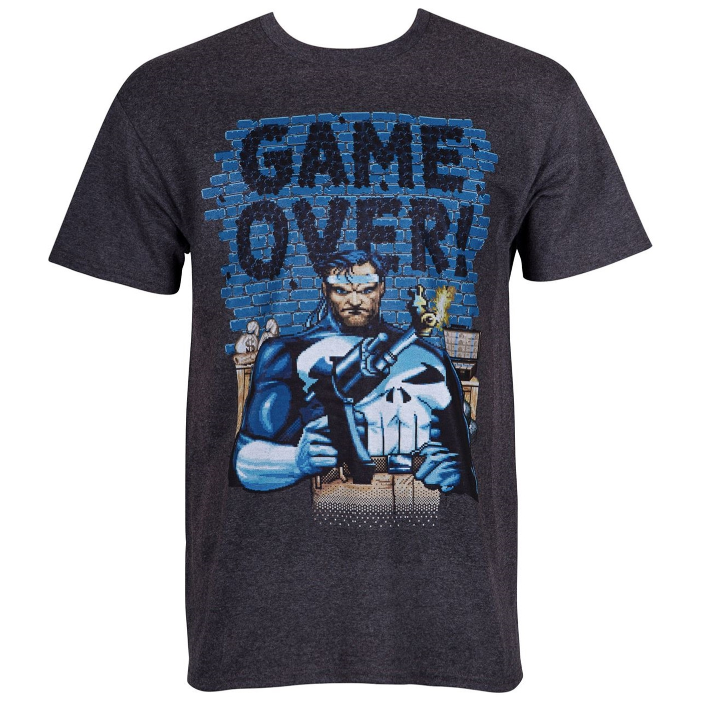 Punisher Game Over Arcade Style Men's T-Shirt